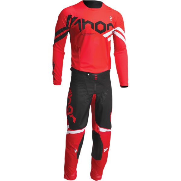 Shop Online COMPLETO MOTOCROSS THOR PULSE CUBE ROSSO